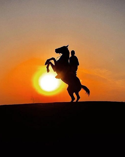 horse-riding-sunset